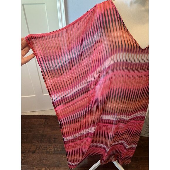 ECHO ATLANTIS PARADISE ISLAND WOMEN'S BEACH COVER-UP MULTICOLOR ONE SIZE - Picture 9 of 11
